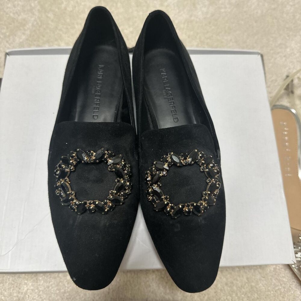 Karl-lagerfeld Women's Black Loafers